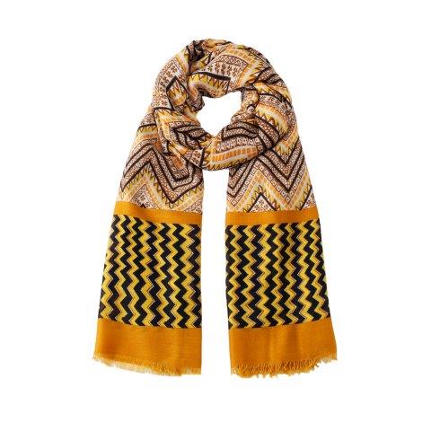 Zigzag Print Mustard (3)