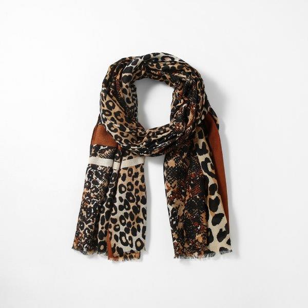 Bright Border Leopard - Mustard (1)
