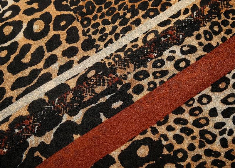 Bright Border Leopard - Mustard (2)