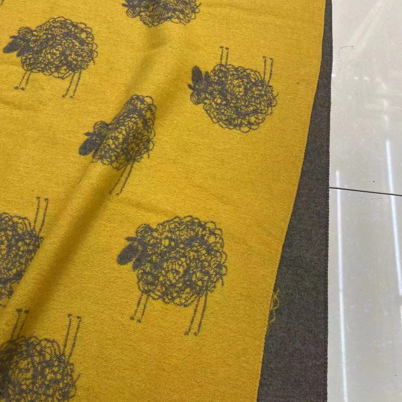 Reversible Sheep - Mustard
