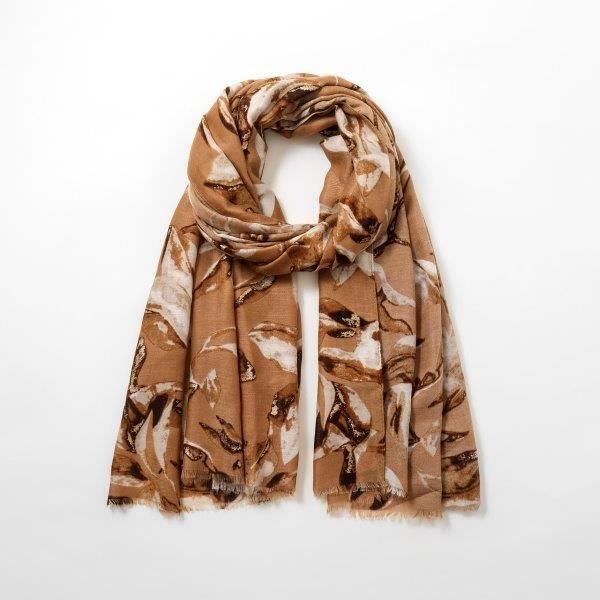 Leaves Print 25 - Beige (1)
