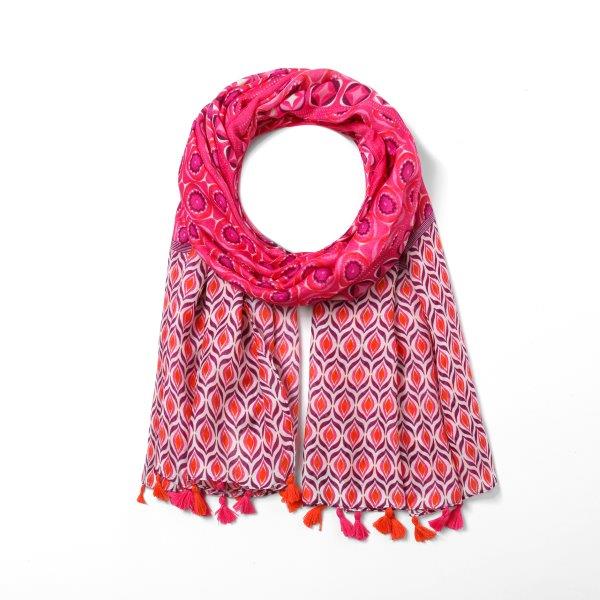 Bohemian with Tassel 24 - Fuchsia (3)