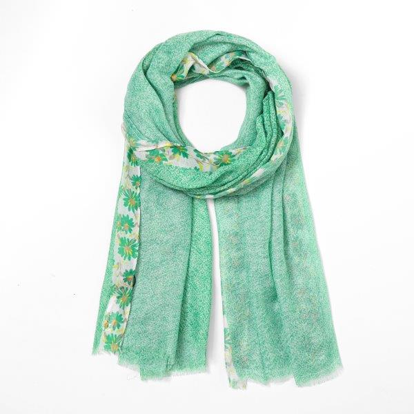 Summer Daisy Print - Green (2)